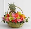 Pineapple,4 seasonal fruits and flowers