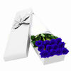 Dozen Blue Roses Boxed