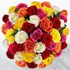 48 Mix Color Roses Bouquet