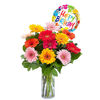 12 Stems With Balloon